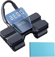 Ab Workout Equipment with Automatic Rebound, Abdominal Roller Exercise Wheel, Six Elbow Support Design with Strong Spring Silent Rebound Built-in Mobile Phone Holder for Fitness