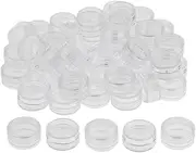 50Pcs Empty Jar Container Pot with Lid for Cosmetic Lotion Lip Balm, 2g