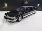 Xiaoguang 1/18 Cadillac extended edition Diecast Model Car Black Gifts Display