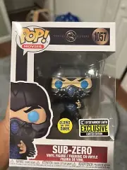 Funko POP Movies Mortal Kombat Sub Zero Glows Special Edition 1057 Vinyl Figure