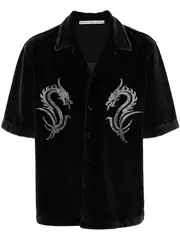 [Alexander Wang] 男士絲絨 Dragon Hotfix 襯衫