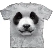 The Mountain Panda Bear Big Face Giant Kung Fu Animal Bamboo Gray T-Shirt S-3X