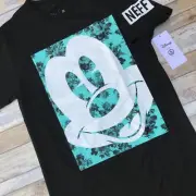Disney Collection by Neff Mickey Mouse Floral Black Cotton Tee