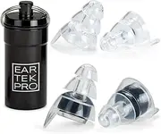 High-Fidelity Concert Earplugs Reusable Noise-Reduction Ear Plugs Set with Two Sizes Included - For Rave, Live Music, Festivals, Marching Bands, Loud Events, Fitness Classes