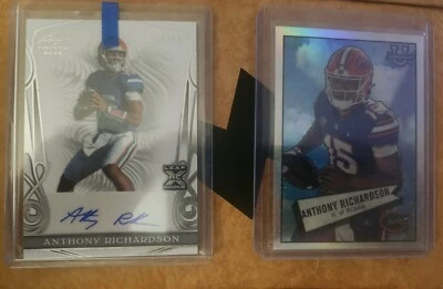 Anthony Richardson Lot (Auto /99 And Bowman Chrome 1952)