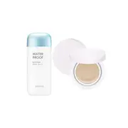 MISSHA All-Around Safe Block Waterproof Sun Milk SPF 50+/PA++++ - 70ml (1ea) + Magic Cushion Cover Lasting - 15g (SPF50+...