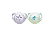NUK Genius Colour Orthodontic Plus Silicone Soother (6-18 Months) Assorted Designs