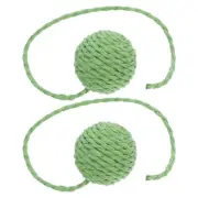 2 Pcs Cat Climbing Frame Replacement Ball Scratching Post Sisal Scratcher Toy
