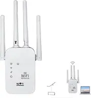 Burbifro Starlink WiFi Extender Signal Booster for Starlink Gen 3 Router, Starlink WiFi Repeater, 2x100Mbps LAN Ports,4 x 2 dBi Antenna, 520 sqft Signal Range (EX1200)