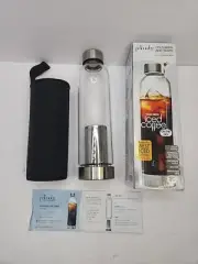 Primula PCGBK-1220 Cold Brew Bottle | To Go Travel Glass Coffee Container
