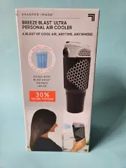 Sharper Image Breeze Blast Ultra Personal Air Cooler Battery USB NEW