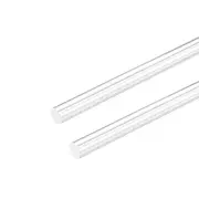 10mm Dia 20"Long Acrylic Round Rod,Clear Acrylic rods PMMA Bar 2pcs