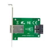 Mini SAS HD SFF-8644 To Internal SAS HD SFF-8643 PCBA Female Dual Ports Adapter