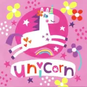 DIY Paint Works Unicorn Flowers Rainbow Pink Kids Paint by Number Kit School
