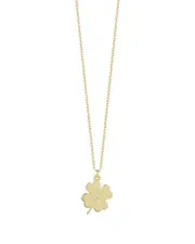 Ember Fine Jewelry 14K 0.01 ct. tw. Diamond Clover Necklace