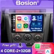 Car Stereo Navigation Android 14 GPS Navi CarPlay DSP 32GB For Mazda 3 2003-2009