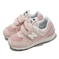 在飛比找PChome24h購物優惠-New Balance 紐巴倫 童鞋 574 寬楦 中童 粉