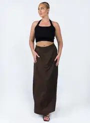 Baldwin Maxi Skirt Brown