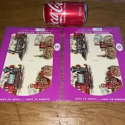 2 MCM Vintage Meyercord Decals Trains Steam Engines X536-B NOS