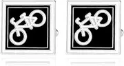 [JYHLSHBA] Cufflinks For Men 1 Pair Of Square Bicycle Cufflinks Men'S French Shirt Suit Cufflinks Armpins