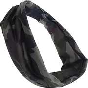 [Kisangel] Sweat Headband Running Headband Stretchy for Yoga Athlete Workout Breathable Elastic