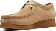 [Clarks] Moccasin Wallabee Evo Shoes, Women's, Black Suede