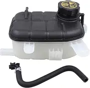 MOTOKU Engine Coolant Reservoir Air Bleed Hose and Reservoir Expansion Tank w/Cap for Chevrolet Trax 2015-2021 for Buick Encore 2013-2021 1.4L
