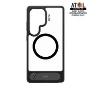 EFM Alta Case with D3O BIO for Samsung Galaxy S25 Ultra - Black/Clear