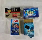 Mixed Lot Of 4 Blank Media Tapes Cartridge VHS-C High Grade New/Sealed