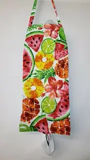 Pineapple & Watermelon Fruit Plastic Grocery Shopping Bag Holder