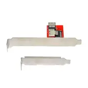 With Bracket PCBA Female Adapter PCI-Express 4.0 SFF-8654 to Mini SAS SFF-8087