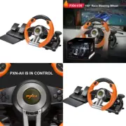 Volante Simulador De Carreras Para Xbox One, Series S/X, PS3, PS4, Switch, PC