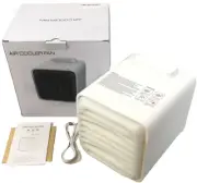 SAMISKO Portable Air Conditioner Cooling Fan Mini Air 3 Speed Modes ~NEW in box~
