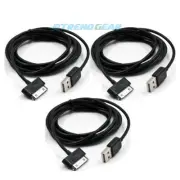 3X 10FT 30-PIN USB SYNC DATA POWER CHARGER BLACK CABLE IPHONE IPOD TOUCH IPAD