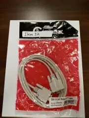 DB9 F-F Null Modem 6FT Cable