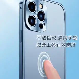 【HongXin】iPhone 15 Pro 6.1吋 鋁合金邊框磨砂背板手機保護殼