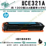 HP 128A 系列 CE321A 藍色環保超精細碳粉匣