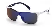 Adidas SP0019 21X Men's Sunglasses White Size 99