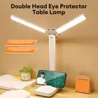 Foldable Dimmable LED Desk Light Touch Table Bedside Reading Lamp Rechargeable