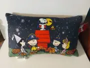 Charlie Brown Sally Linus Snoopy Peanuts Halloween Throw Pillow 19" x 11" - NEW