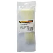 Powerforce Cable Tie Natural 200mm x 2.8mm Pack of 100 POWCT2002NT/100
