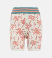 [The Upside] The Upside Sayulita cotton-blend jacquard shorts AU 12 multicoloured