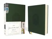 NIV, Journal the Word Bible (Perfect for Note-Taking), Leathersoft, Green, Red L