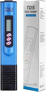 PH Tester, Water Tester, 32.0-176.0? Temperature, Multi-Function Device, Fast Readout PVC Build Digital Meter for Aquarium Pool Hydroponics Drinking Water, 6.1x1.22x0.91 Inches