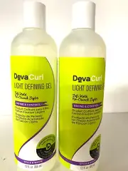 2 pack Deva Curl Light defining gel 12 fl oz
