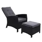 Sun lounge Recliner Chair Wicker Lounger Sofa Day Bed Outdoor Furniture Patio