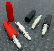 Nerve Audio Solder-On Silver Banana Plug Set of 16 connectors