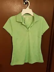 ADIDAS - XS - CLIMACOOL - Gecko - GOLF - TOP - POLO - SHIRT - LPGA - BRAND NEW