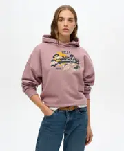 Vintage Logo Tokyo Relaxed Hood | Grape Shake Purple