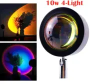 Sunset Projection Led Fill Light Lamp Sunset Red Rainbow Night Light Live House